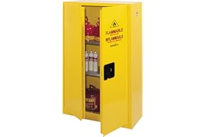 Zenith Safety Products Flammable Storage Cabinet, 45-Gallons, 43"W x 18"D x 65"H