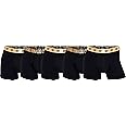 CR7 Men's Trunk 5-PACK in Travel Zip Bag [Black & Gold] (Large)