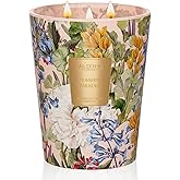 M&SENSE Citrus Water Flower Scented Candles, 35oz 150H Long Lasting, 3 Wick Soy Candles,Natural Aromatherapy Calm Stress Relief, Home Fragrance Housewarming Gifts