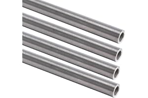 1/4" OD x 1 Ft. 304 Stainless Steel Tube, CYIWPH Seamless Stainless Steel Round Straight Tubes, Round Metal Pipe for DIY Craf