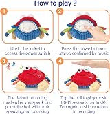 hahaland Sensory Toys Musical Crawling Crab Toy 6-12 Months view 4