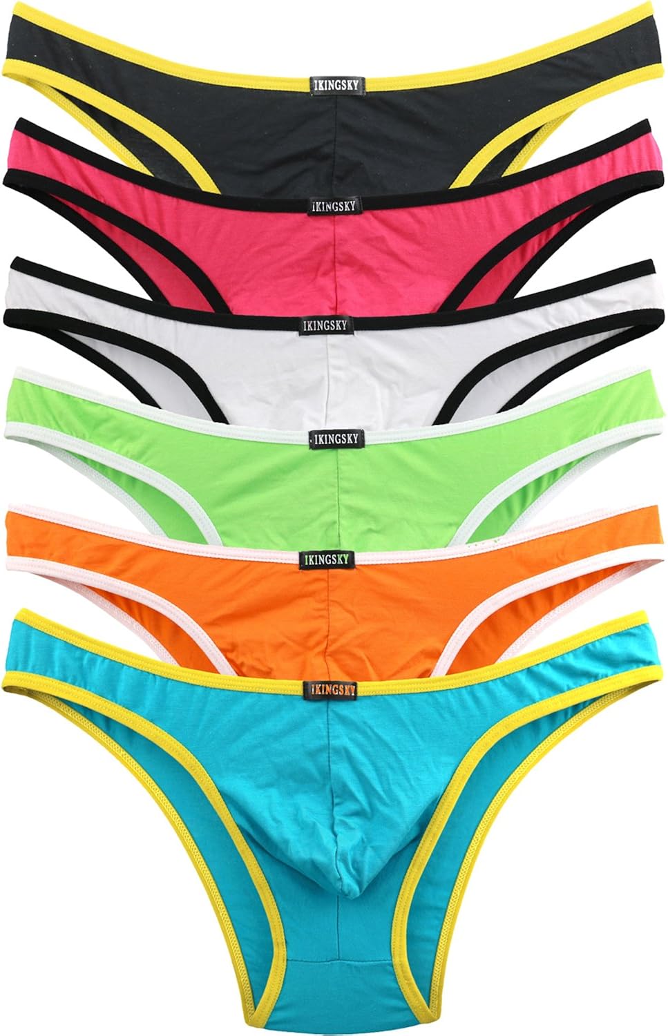 iKingsky Men's Low Rise Modal Bikini Briefs Sexy Brazilian Back Mens Underwear: Clothing
