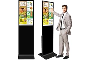 ZPNUZDU 32 in Digital Signage Capacitive Touch Digital Signage Displays,with WiFi USB/APP Software Input Digital Signage Kiosk, Android 11 Digital Signage Player