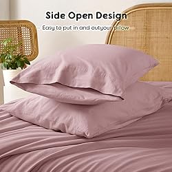 Shilucheng 100% French Linen Sheets - Queen Size