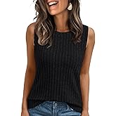 AUTOMET Womens Tank Tops Sleeveless Tunic Shirts Summer Fashion Basic Soft Clothes 2026 Casual Trendy Vacation Spring Outfits