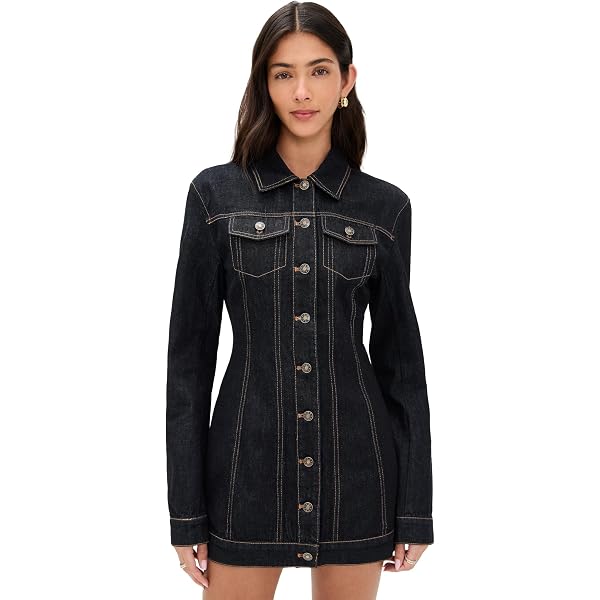 Amazon.com: Lioness Women's Denim Dress, Dark Denim, XS : Clothing, Shoes &  Jewelry