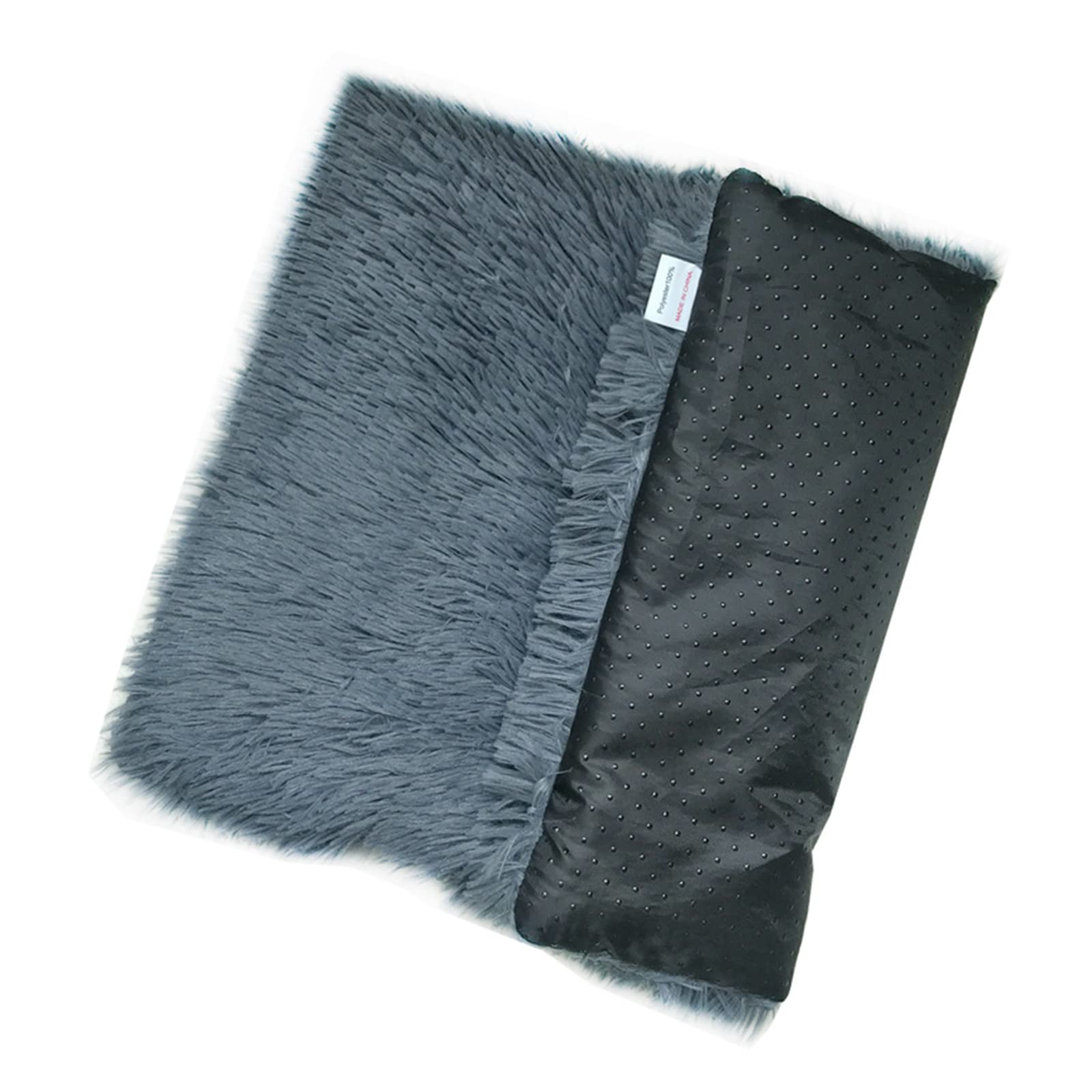 PETCUTE Large Dog Bed Washable,Dual Purpose,Dog Crate Mattress,Calming Fluffy Anti Anxiety Dog Beds Deluxe Plush Pet Cushion Bed Mat,Machine Washable,for All Seasons,L