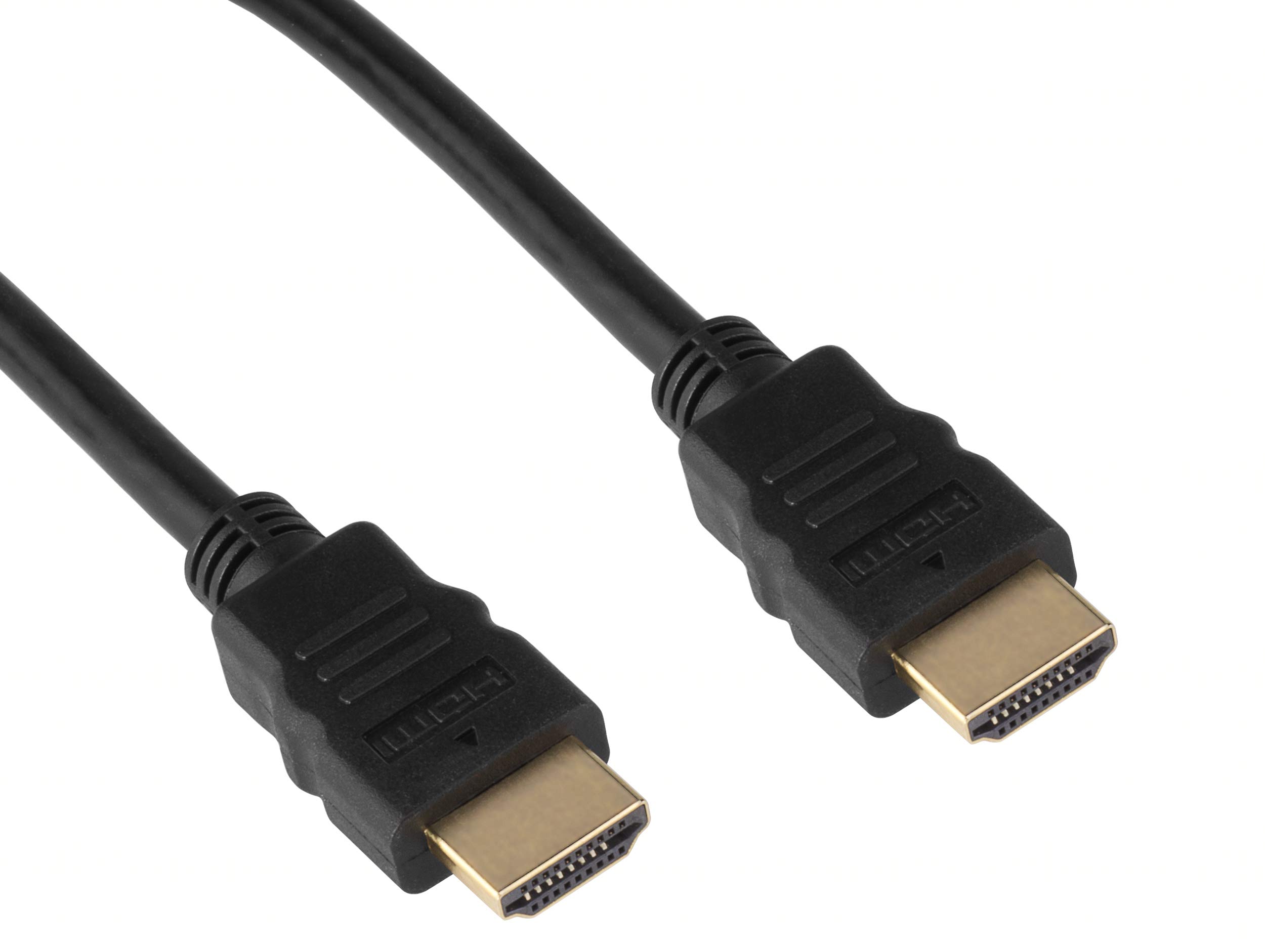 mumbi 3.00 m HDMI High Speed Cable with Ethernet with 4K / 3D Support at 24Hz with Locking Black