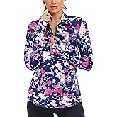 Cucuchy Womens V Neck Golf Polo Shirts Moisture Wicking Sports Workout Tops