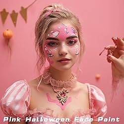 MEICOLY Light Pink Halloween Face Body Paint,2.37Oz