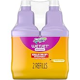 Swiffer WetJet Solution Refill for Floor Mopping and Cleaning, All Purpose Multi Surface Floor Cleaning Solution, Fresh Citrus Scent, 1.25 Liters (2 Pack)