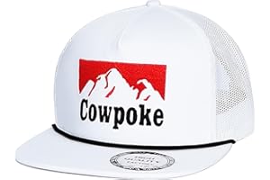 PKIYMA Country Trucker Hats for Men, The Stylish Hat Company Cowboy Gifts, Snapback for Man