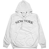New York Hoodie – Unisex Pullover Sweatshirt, NYC Graphic Print, Casual Streetwear, Oversized Fleece Hoodie, Cotton Blend