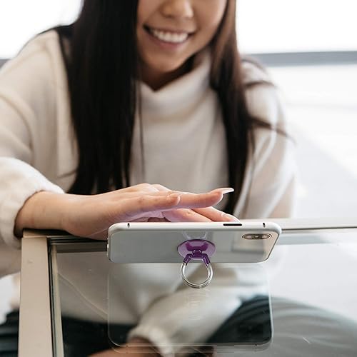 Aduro Phone Ring Holder [3-in-1] Phone Ring, Phone Stand, Phone Car Vent  Mount, Finger Grip Phone Holder for