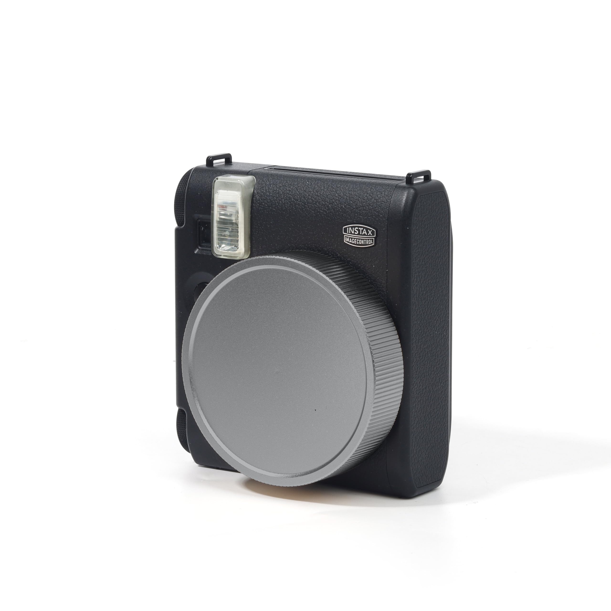 MUZIRI KINOKOO Lens Cap for Fuji Mini 99 Instant Camera, Aluminum Alloy Dustproof Fuji Mini 99 Lens Cover in Flocking Internal with Anti-Loss Rope - Grey