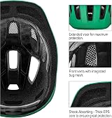 XJD Kids Helmet CE EN 1078 XS Green Age 2-8 Bicycle Skateboard view 3