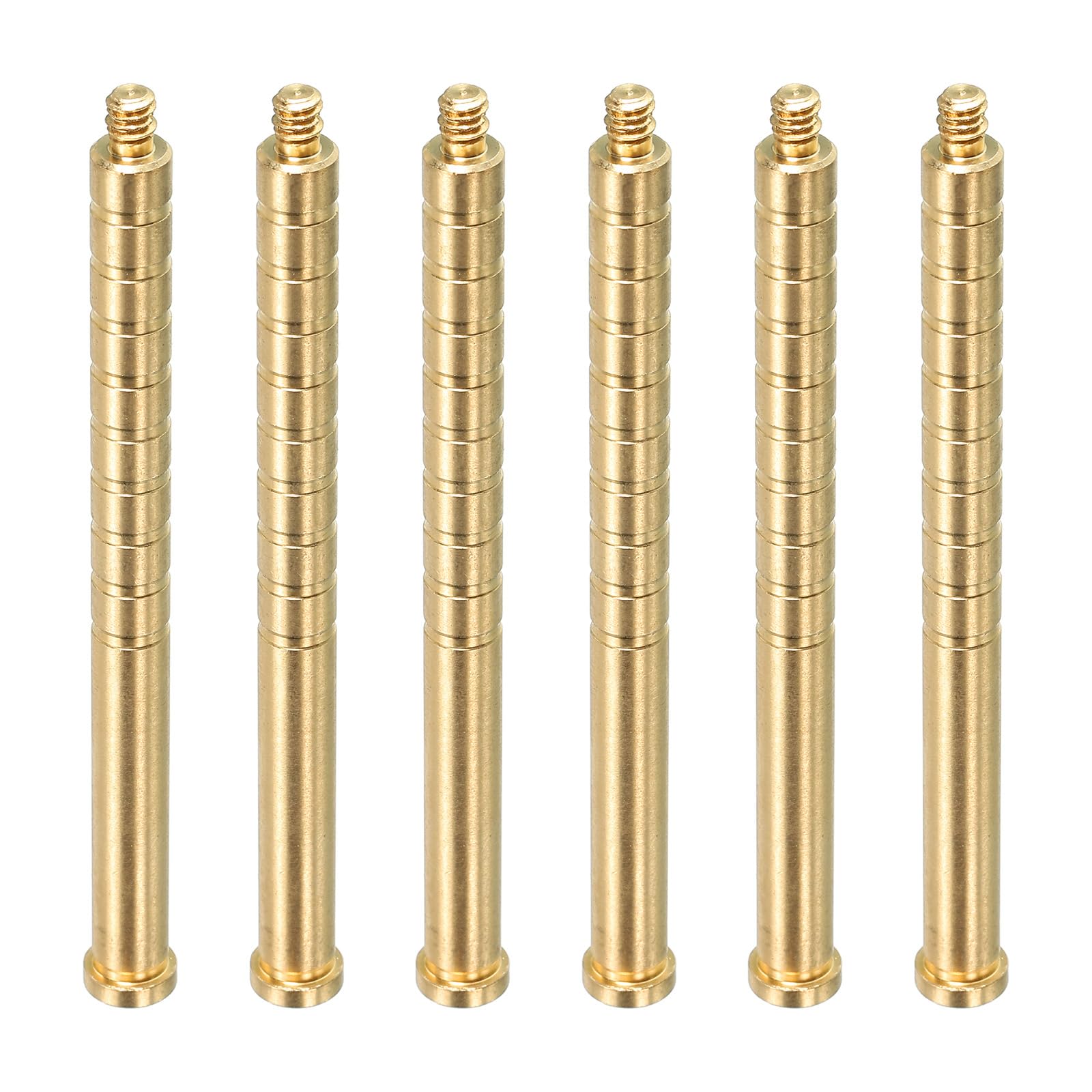 PATIKIL 250 Grain Archery Arrow Insert 0.244 Inch, 6 Pack Brass Arrow Weight Bolt for Field Points Shaft