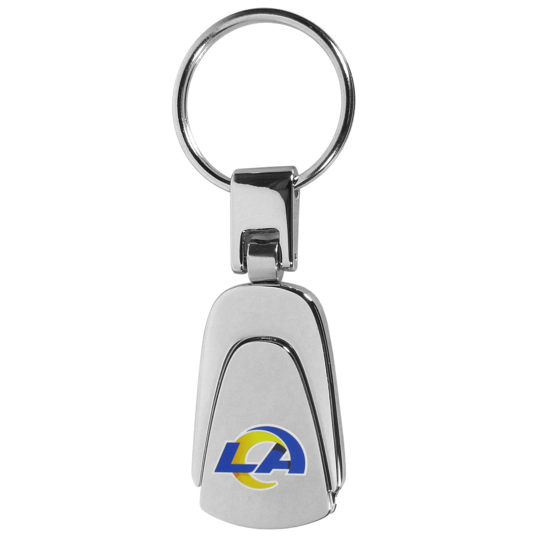 Siskiyou Sports NFL Los Angeles Rams Unisex Teardop Key Chain, Steel, One Size,FKP130