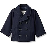Amazon Essentials x Sofia Grainge Toddler and Baby Boys' Wool Blend Double Breasted Coat