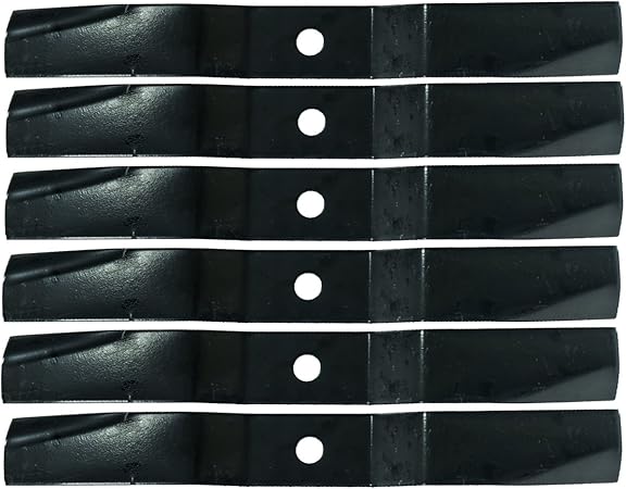 Amazon Com 6pk Heavy Duty Lawn Mower Blades Replacement For Kubota 60 Deck Models K5371 99040 K5371 34340 Garden Outdoor
