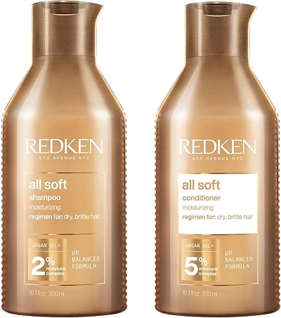 Redken All Soft Shampoo 300ml & All Soft Conditioner 300ml Duo