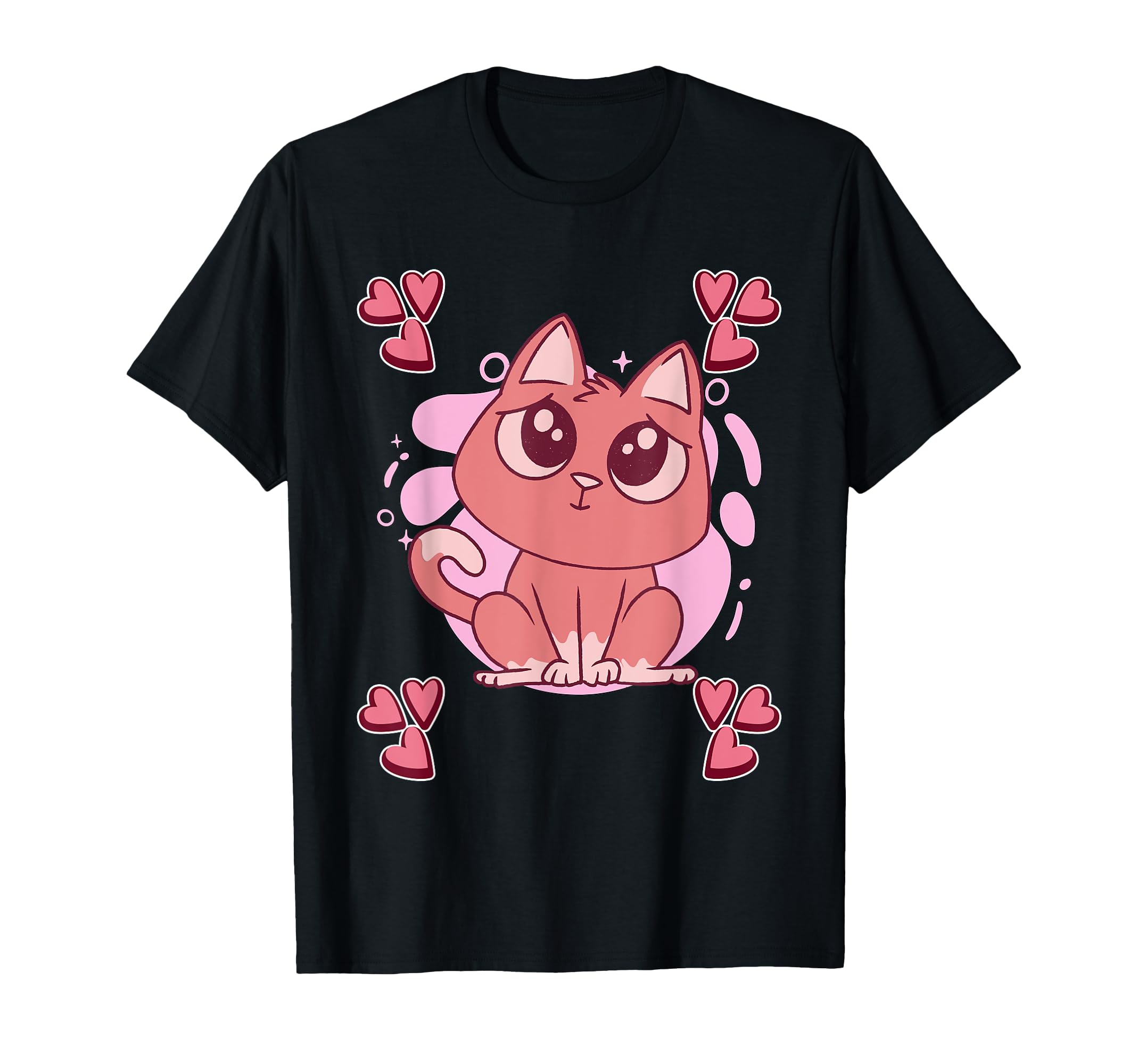 Cat Heart Design Kitten Stuff Cats T-Shirt