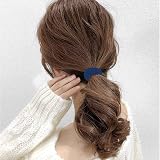 nuoshen 100 Pcs Hair Ties Cotton Bands Elastic Thick Hair Bobbles 10 Colors view 5