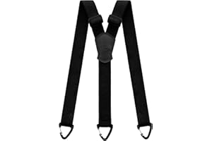 Hidden Suspenders for Men 1.5'' Heavy-Duty Under Clothes 3 Snap Loops Outdoor & Skiing