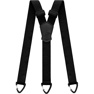 Bretelles élastiques Pour Hommes - Forme Y, 3,5 Cm De Large, 120 Cm De Long, 6 Clips Métalliques, Style Vintage Et Solide