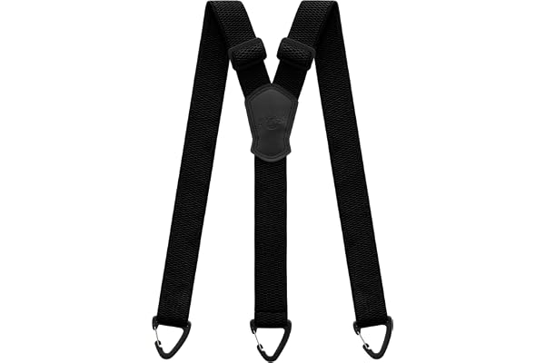 Hidden Suspenders for Men 1.5'' Heavy-Duty Under Clothes 3 Snap Loops Outdoor & Skiing