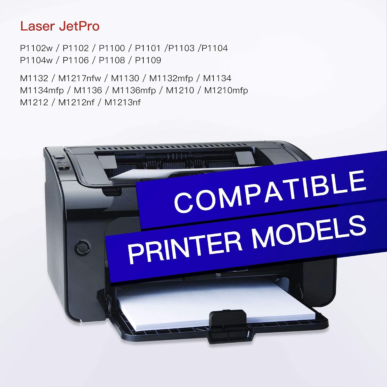 GPC Image 85A CE285A Toner Compatible for HP 85A Black Toner Cartridge for P1102W P1102 P1100 P1106 M1136 M1130 M1132 M1134 M1212 M1212NF M1213NF M1132MFP M1217NFW M1134MFP M1136MFP (Black - Image 5