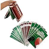 30PCS Football Goodie Bags With 3 Styles Football Party Favors Bag Treat Candy Bags Football Themed Gift Bags for Birthday Kids Party Supples