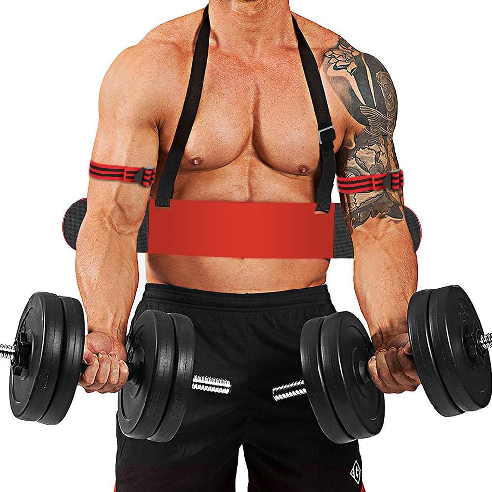 BAG WIZARD Arm Blaster for Biceps and Triceps-Arm Blaster for Weight Lifting-Best Bicep Blaster and Bicep Curl Support for Bodybuilding Barbell Curls Support (Black) : Sports & Outdoors