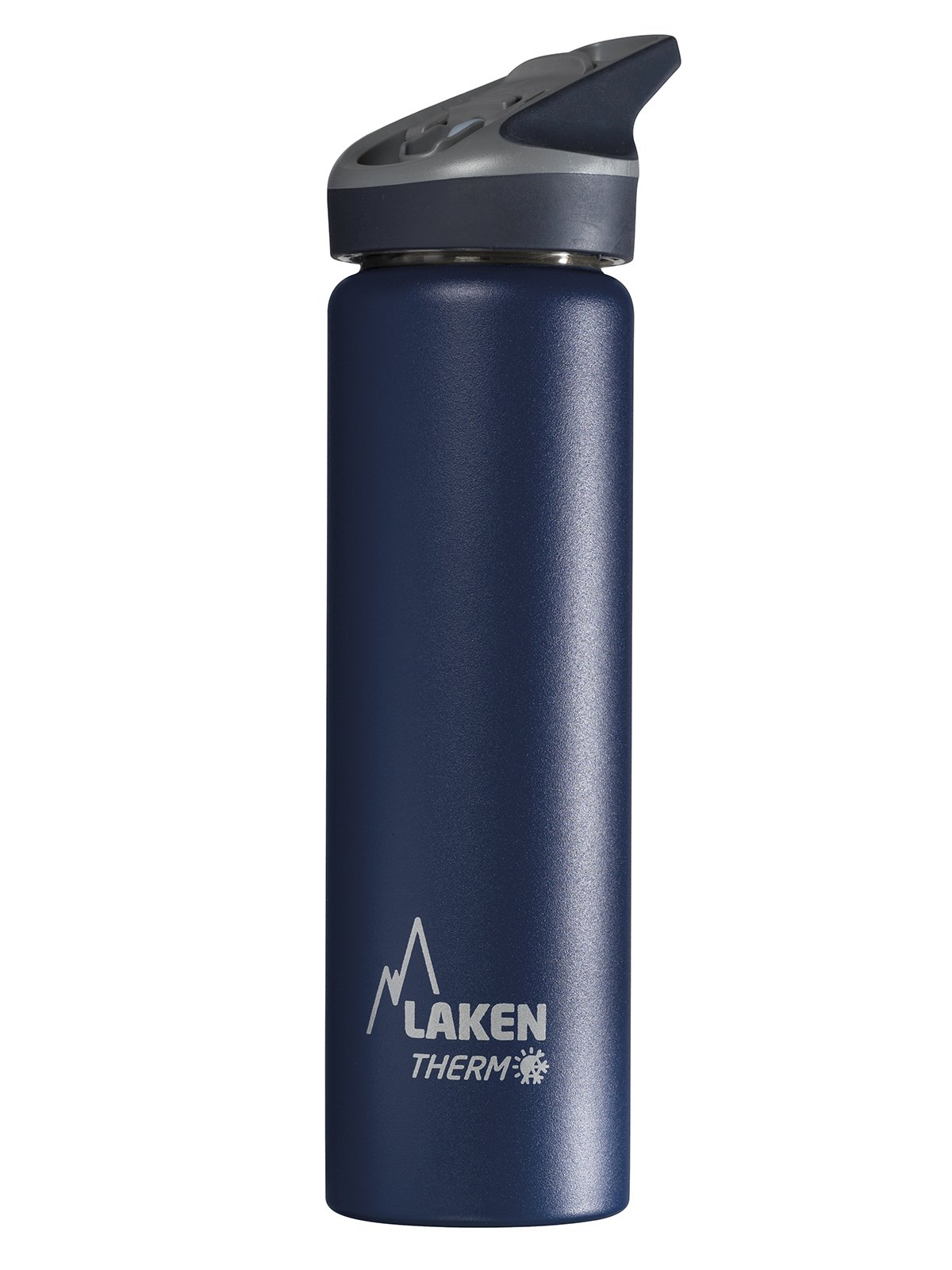 Laken Thermo Kids Vacuum Insulated Stainless Steel Leak Sports Water Bottle with Jannu Straw Cap, 25 Oz, Blue