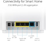 ASUS ZenWiFi XT9 AX7800 Tri-band WiFi 6 Mesh Router 2pk 5700sqft 4G 5G VPN view 8