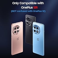 MAKAVO for OnePlus 12R Case, Translucent Matte
