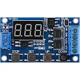 Chazcool DC 5 to 36V Digital LED Circuit Board, Dual MOS Trigger Timer Switch Relay, Delay Module, Mini Cycle Timing Circuit for Smart Home