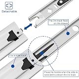 VADANIA 800mm Soft Close Heavy Duty Drawer Slides 120kg 3-Fold Ext view 5