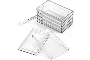 Yncotte 10oz Silver Bar Holder - 5Pcs Capsule Storage Container for 10 Ounce Bars