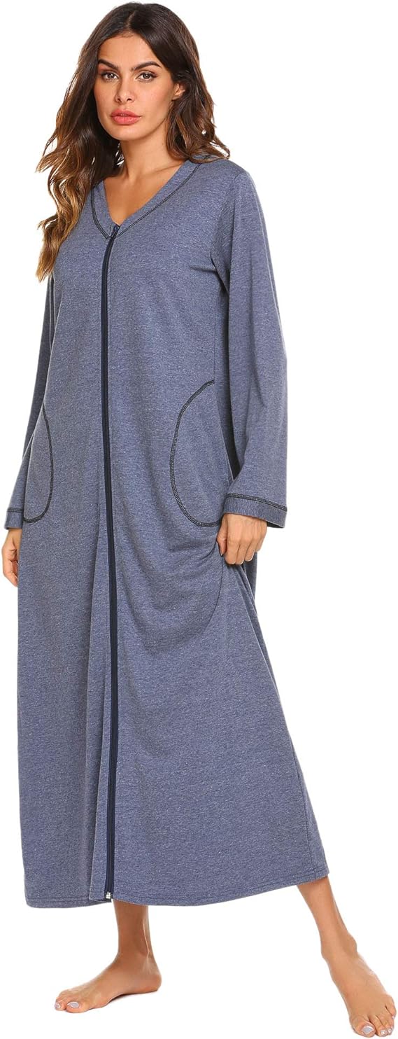 Who Sells Buy Ekouaer Sleepwear Men's Nightshirt Long Sleeve