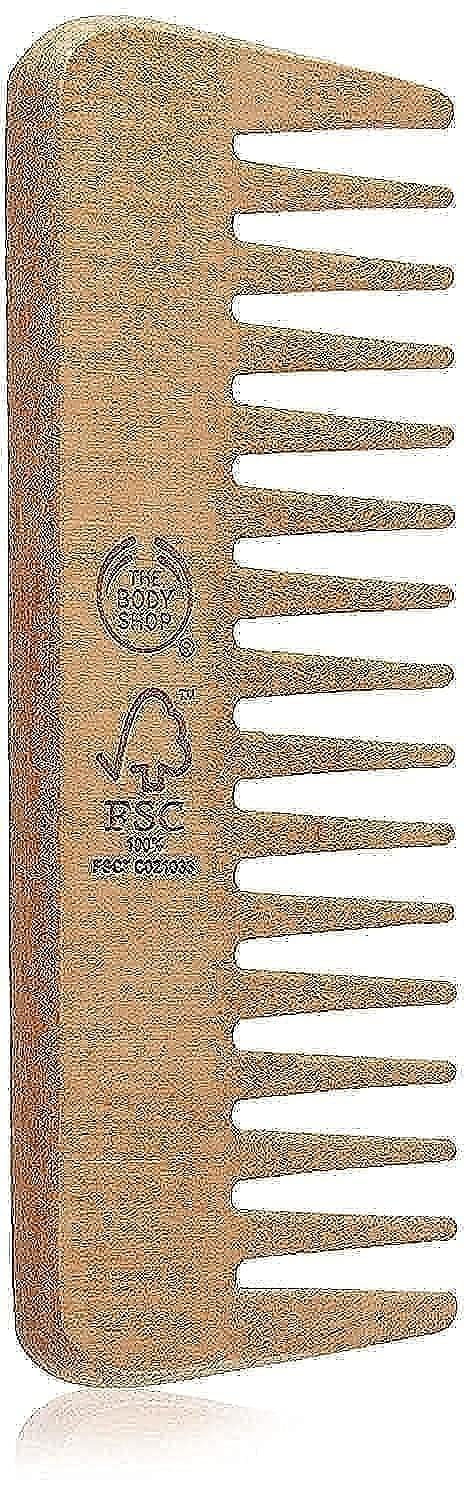 The Body Shop Detangling Hair Comb FOR ALL HAIR TYPES - Made From Birch Wood