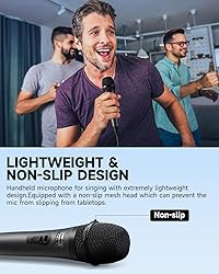 Moukey Karaoke Microphone, Dynamic Microphone with
