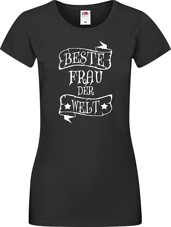 Lady TShirt Beste Frau Der Welt, Familie Dankeschön Geschenk Frauen