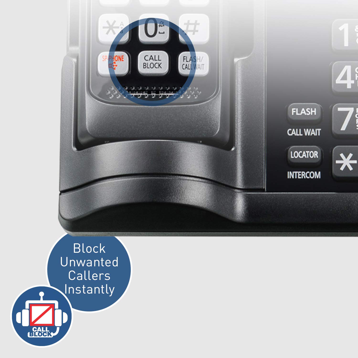 Amazon.com : Panasonic KX-TGF544B Dect 4-Handset Landline Telephone :  Electronics