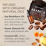 O Naturals Coffee Arabica Dead Sea Salt Body Scrub 100% Natural Vegan 250ml view 4