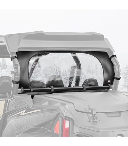 QYMOTO Rear Windshield For CFMOTO ZForce 950 - PVC Soft Window 2020 - View #7