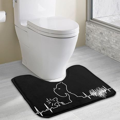 Amazon Panmax スヌーピー U字型 トイレマット 滑り止め 拭ける 抗菌 おしゃれ 人気 かっこいい 撥水 速乾 アニメ キャラクター グッズ 雑貨 ４０ ４９cm トイレマット タンクカバー ホーム キッチン オンライン通販