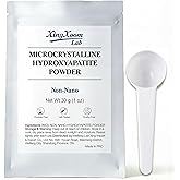 XingXoom Lab Microcrystalline Hydroxyapatite Powder (Non-Nano) – 100% Natural Tooth Powder for Gentle Enamel Care – Fluoride-Free DIY Ingredient (30g)