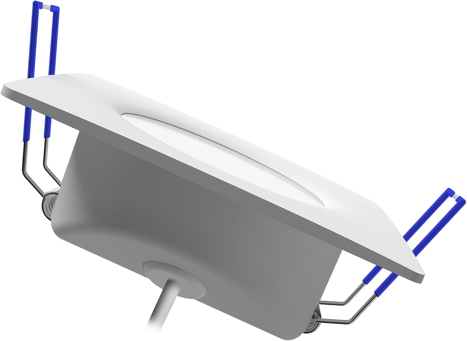 linovum® Weevo Set of 6 Recessed Spotlights LED Bathroom Square 3.5 W Warm White 230 V IP44 Ceiling Light Extra Flat Installation 29 mm - Image 5