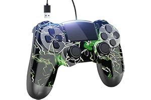 Controller for Play4, Replacement Pa4 Joystick Compatible for Play4/Slim/Pro Console, Game Remote Joypad with Full Functions,